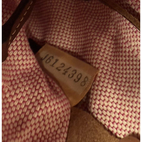 Dooney & Bourke Denim Monogram Letter Carrier Crossbody Brown Leather Trim Bag - Picture 10 of 11